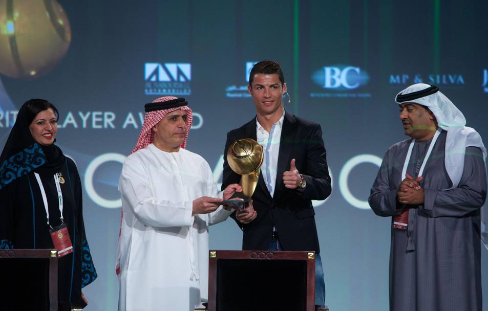 Globe soccer Award for 2013 (Ansa)